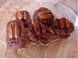 brownies chocolat-noisettes-amandes-noix de pcan