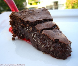 Fondant choco coco (chocolat et noix de coco) et son coeur tendre
