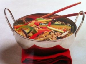 Nouilles sautes aux Lgumes  