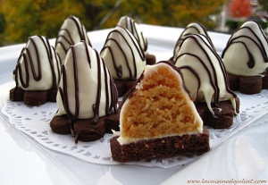 Sabls chocolats  la boule de cacahutes