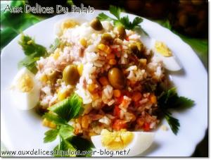 salade de riz au thon