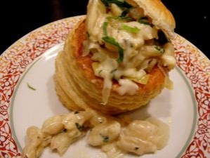 Bouche de cuisses de grenouilles aux poireaux La Toile Gourmande mais simple