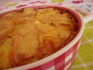Clafoutis de pommes de terre au jambon et munster au cumin Le blog de maryse et cocotte
