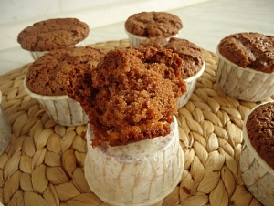 Muffins aux chocolait au lait et aux mars Le blog de maryse et cocotte
