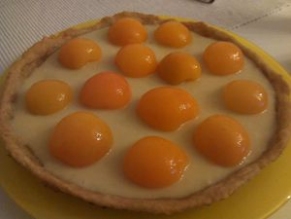 Tarte chocolat blanc abricots Katia Aime le Chocolat Etcaetera