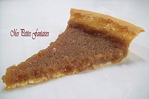 Tarte au sirop d  rable et  la cassonade  