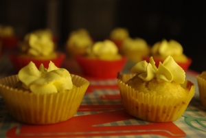 Mini cupcakes moutarde gruyère et sumac