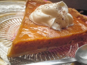 pumpkin pie(ou tarte au potiron et aux épices)