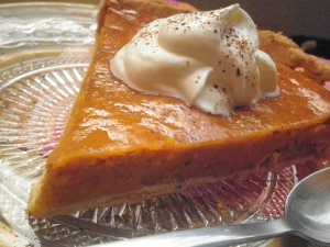 pumpkin pie(ou tarte au potiron et aux pices)