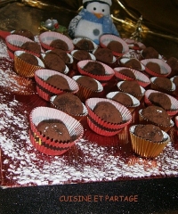 cerises et abricots confits au chocolat  