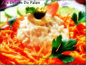 Cleri rmoulade carotte et concombre en salade  