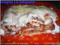 lasagnes  la bolognaise les gourmandises de mina lisa