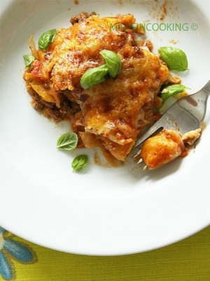 Gratin de gnocchis aux carottes sauce tomate boeuf  