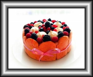 charlotte aux fruits rouges  