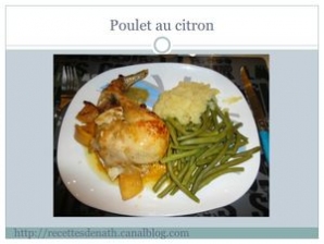 poulet au citron les recettes de nath