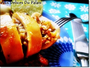 calamars farcis au riz  