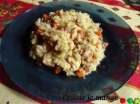 risotto au poulet