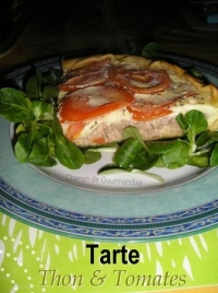 tarte au thon & tomates