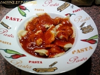 raviolis maison sauce tomate