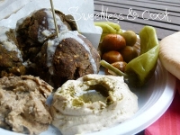sweetness & cook une assiette falafel pour un défi street food