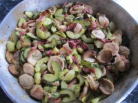 boudin blanc a la courgette