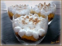 tarte  l  orange meringue en verrine cci bon