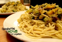 Spaghettini au Pesto et aux Légumes