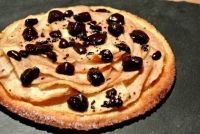 Tartelette fine aux poires et ppites de chocolat