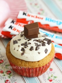 Cupcakes au Kinder maxi