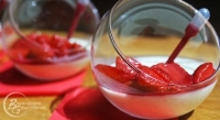 Panacotta aux fruits rouges