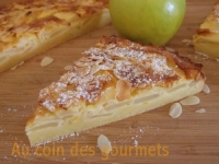 recette de moelleux aux pommes et aux amandes