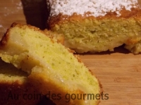 recette de cake poires pistaches