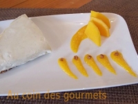 recette de cheesecake mascarpone saint moret coulis de mangue