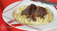 Un plat Di Vino Le boeuf Bourguignon