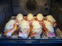 Croissants au jambon