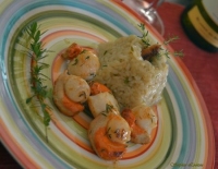 Risotto aromatique & St Jacques poles