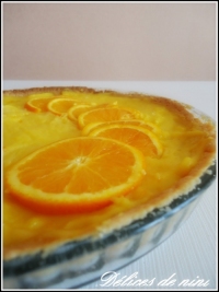 Tarte  l  orange