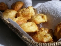 Gougres au saumon fum