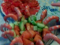 Salade de la mer sucre sale