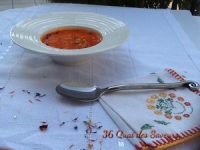 Gazpacho de poivrons rouges