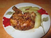 Cuisses de poulet au cidre