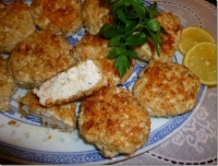 Galettes de Poulet au Tandoori et Flocons de Riz