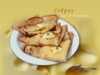 Crêpes aux 3 fromages