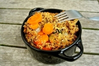 Crumble de poisson ou de lgumes au citron