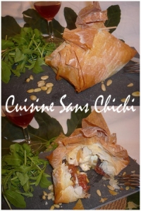 Aumonires de figues fraiches au fromage de chvre marin