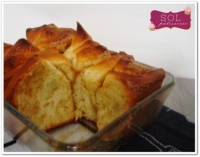 Brioche  effeuiller au sucre et  la cannelle
