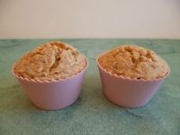 muffins hyperprotéinés multicéréales et graines au sucralose avec pommes oranges et soja (sans beurre ni oeufs)