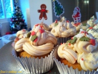 Christmas Cupcakes au milka et à la banane