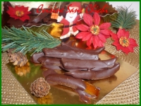 Orangettes confites enrobes au chocolat
