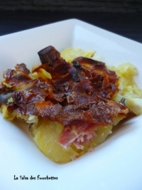 TARTIFLETTE ALLEGEE A LA CANCOILLOTTE